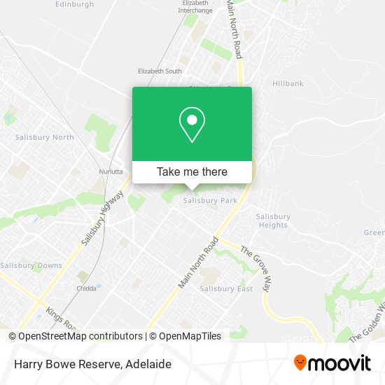 Harry Bowe Reserve map