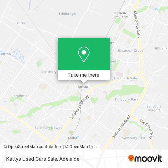 Kattys Used Cars Sale map