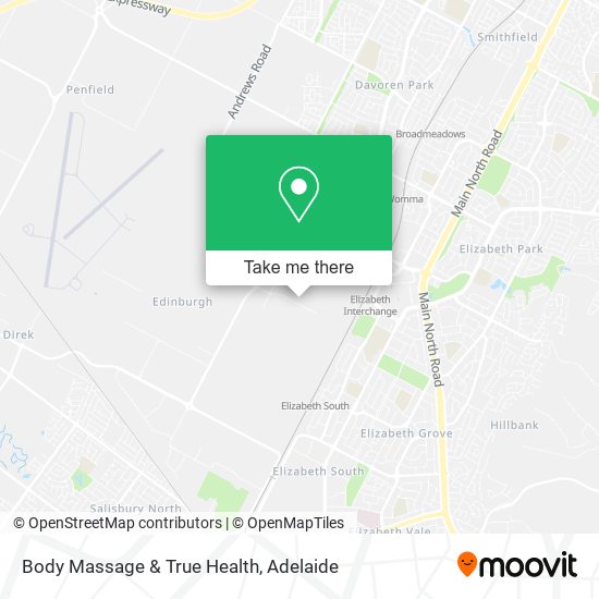 Mapa Body Massage & True Health