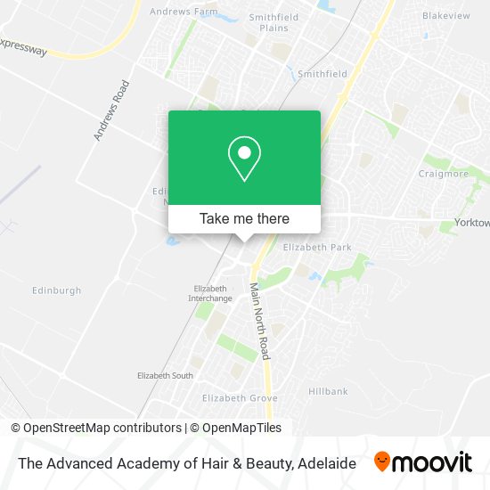 The Advanced Academy of Hair & Beauty map