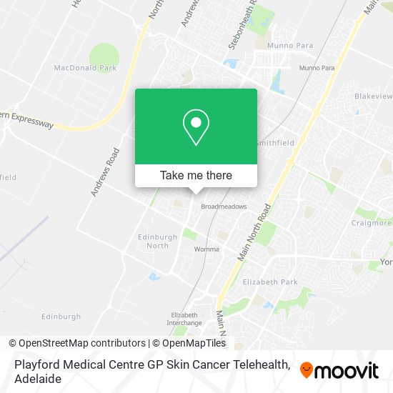 Playford Medical Centre GP Skin Cancer Telehealth map