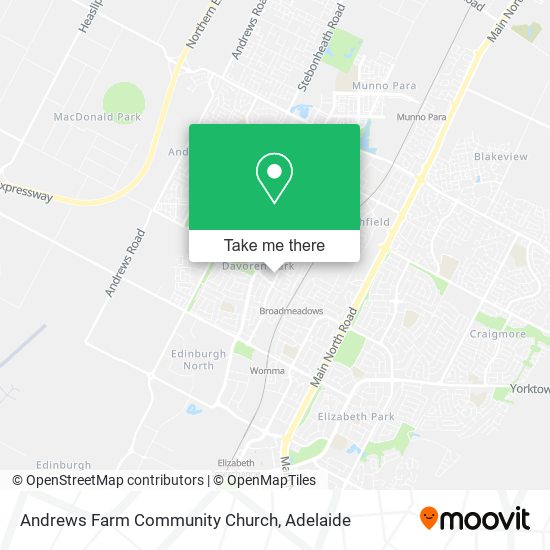 Andrews Farm Community Church map