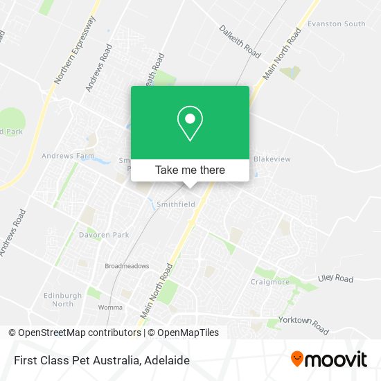 First Class Pet Australia map