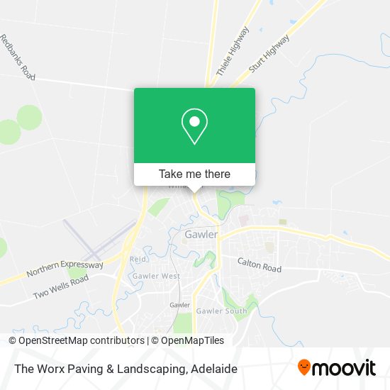 Mapa The Worx Paving & Landscaping