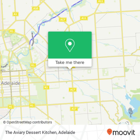 The Aviary Dessert Kitchen map