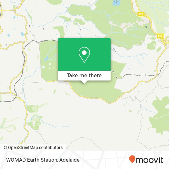 WOMAD Earth Station map