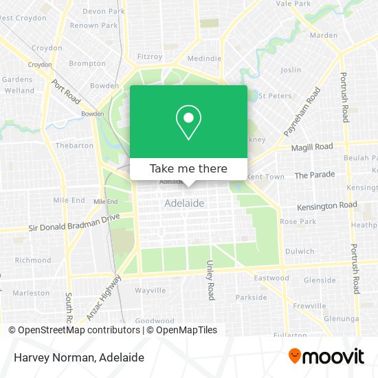 Harvey Norman map