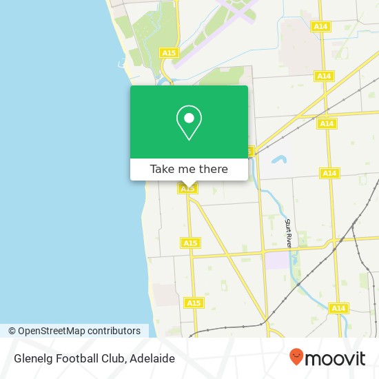 Mapa Glenelg Football Club