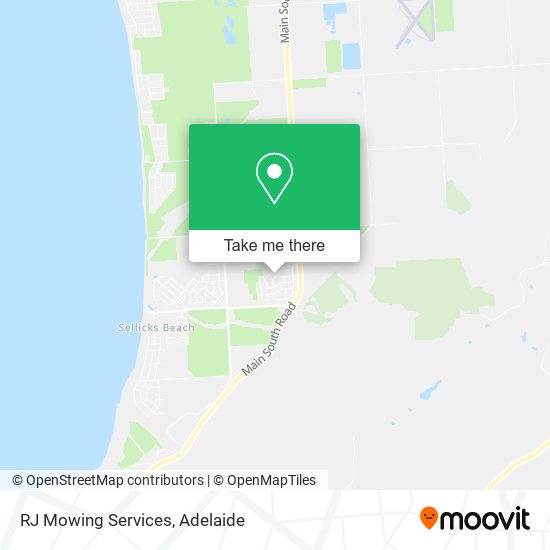 RJ Mowing Services map