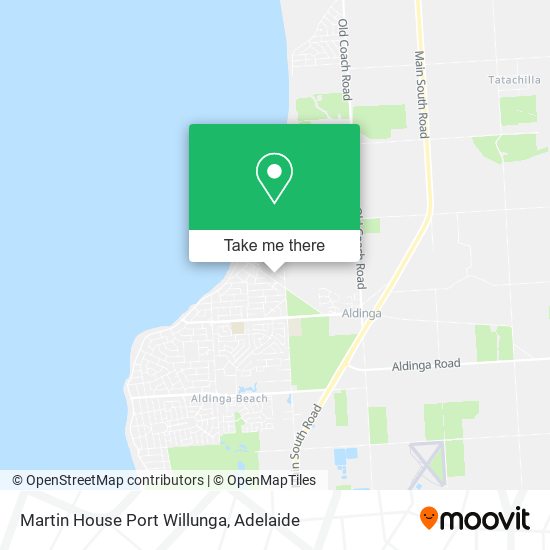 Martin House Port Willunga map