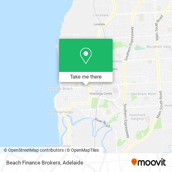 Mapa Beach Finance Brokers