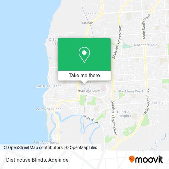 Distinctive Blinds map