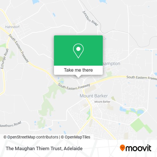 How to get to The Maughan Thiem Trust in Mount Barker by Bus or Train