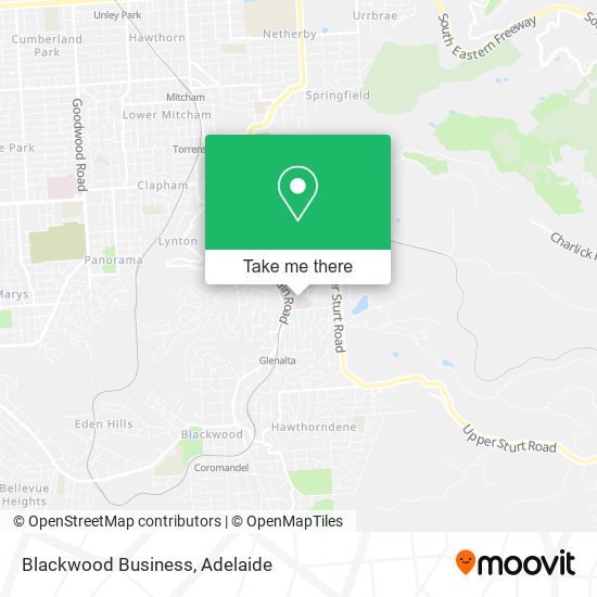 Blackwood Business map