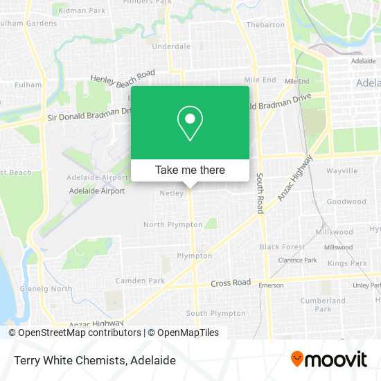 Terry White Chemists map