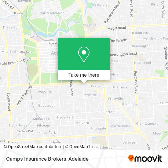 Mapa Oamps Insurance Brokers