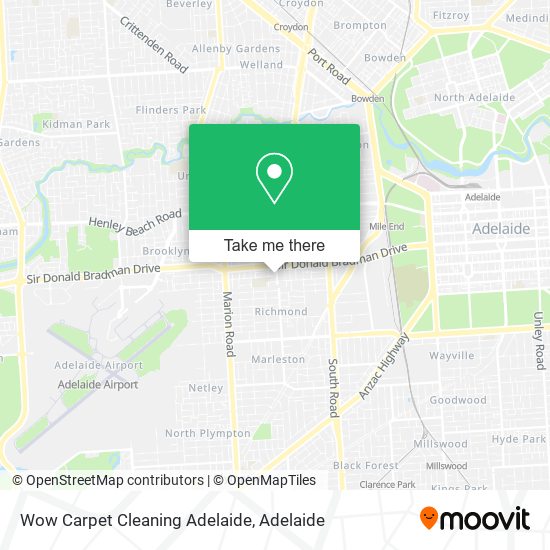 Mapa Wow Carpet Cleaning Adelaide
