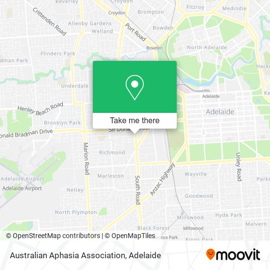 Australian Aphasia Association map