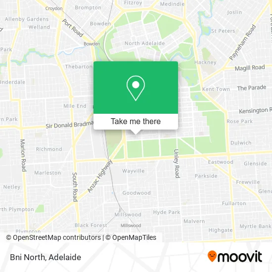 Bni North map