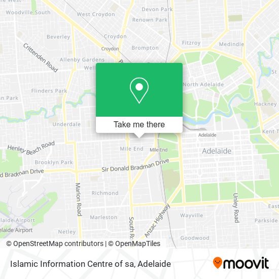 Islamic Information Centre of sa map