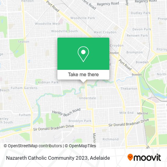 Nazareth Catholic Community 2023 map