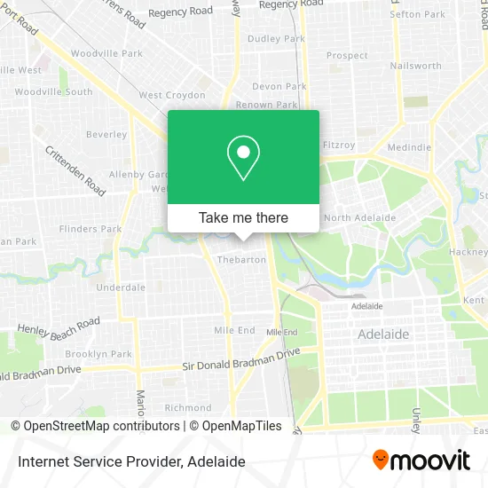 Mapa Internet Service Provider