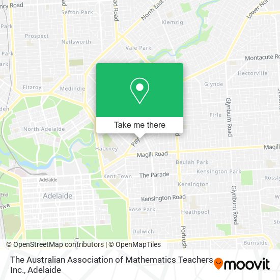 Mapa The Australian Association of Mathematics Teachers Inc.