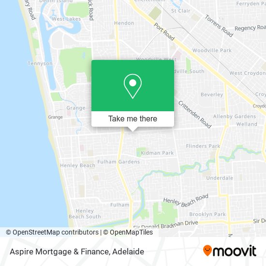 Aspire Mortgage & Finance map