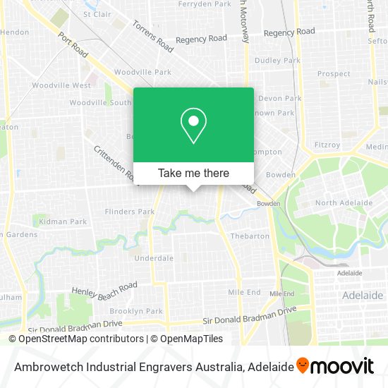 Ambrowetch Industrial Engravers Australia map