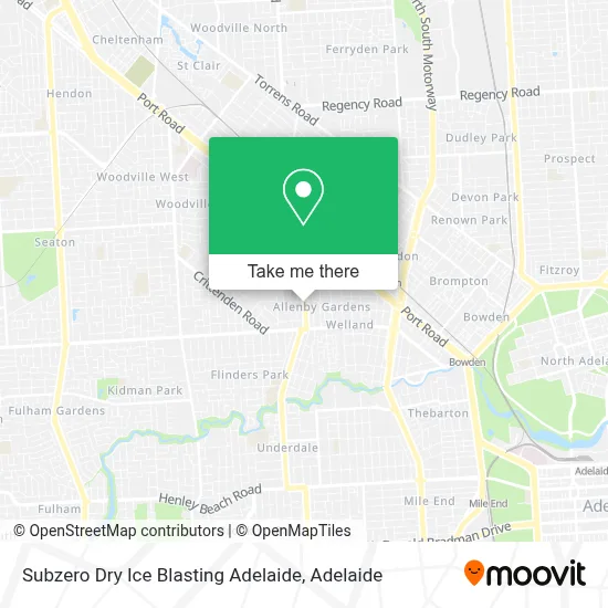 Mapa Subzero Dry Ice Blasting Adelaide