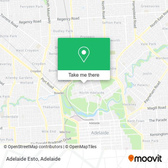 Mapa Adelaide Esto
