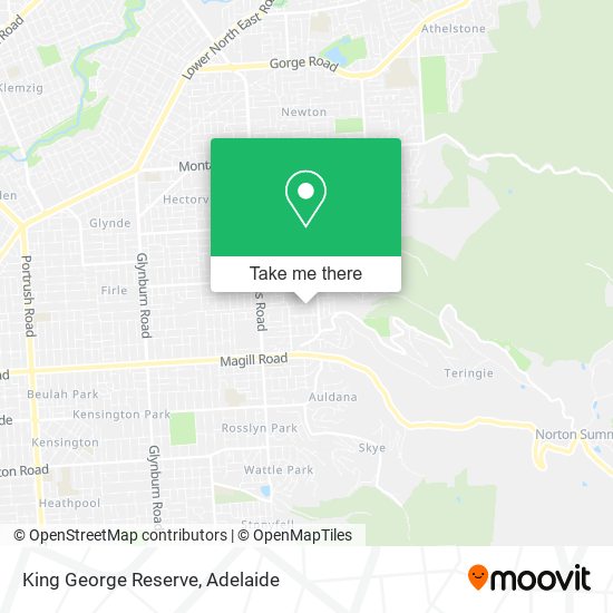 Mapa King George Reserve