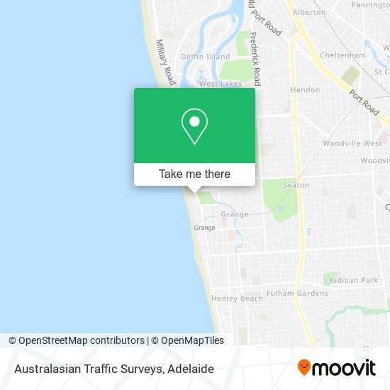 Mapa Australasian Traffic Surveys