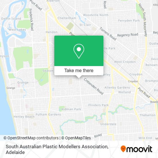 South Australian Plastic Modellers Association map