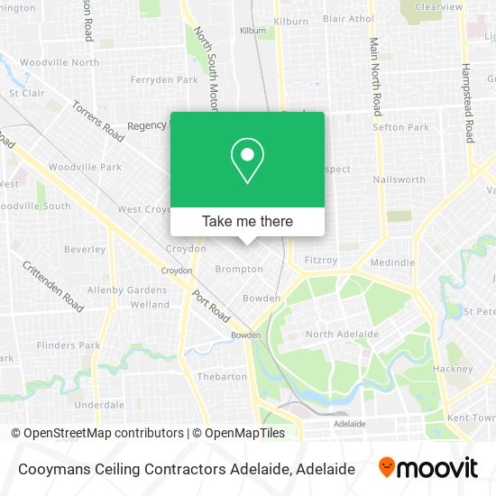 Mapa Cooymans Ceiling Contractors Adelaide