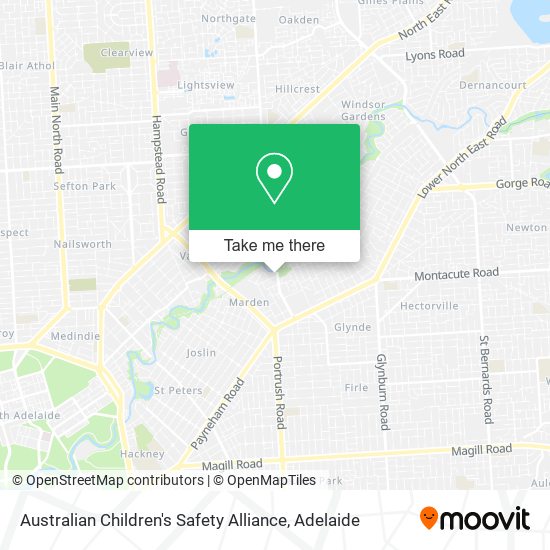 Australian Children's Safety Alliance map