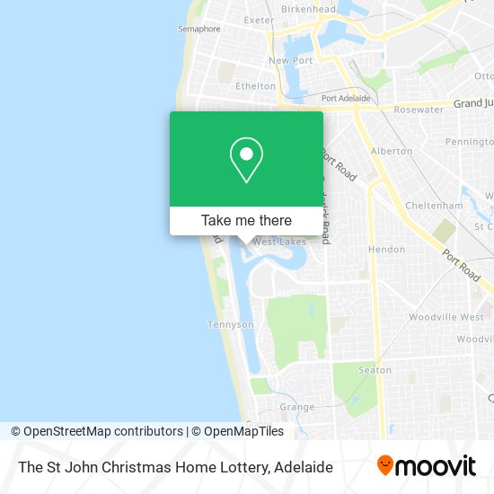 The St John Christmas Home Lottery map