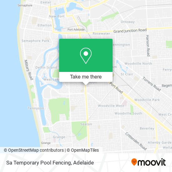 Sa Temporary Pool Fencing map