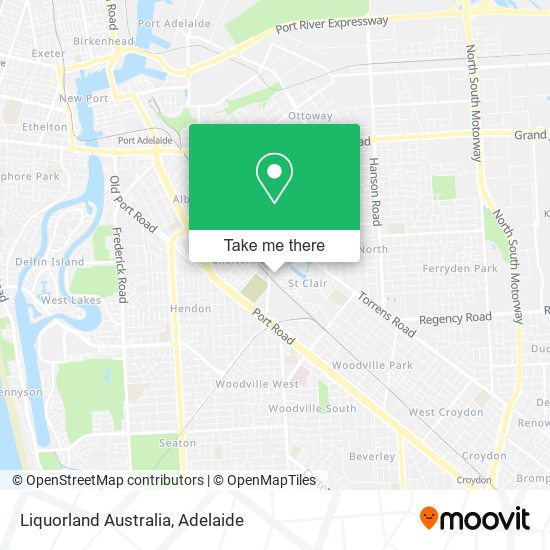 Mapa Liquorland Australia