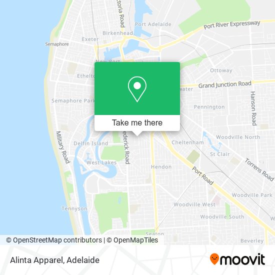 Alinta Apparel map