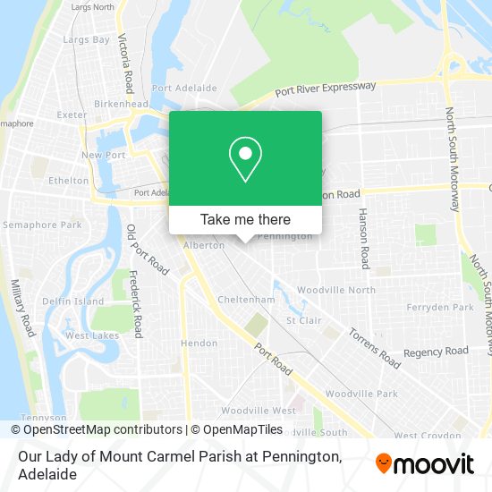 Our Lady of Mount Carmel Parish at Pennington map