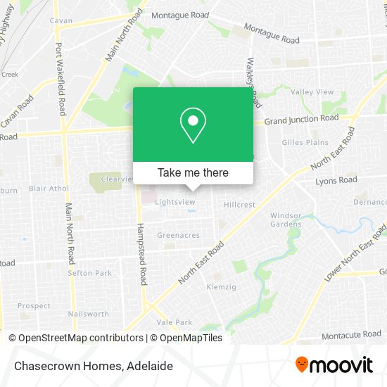 Mapa Chasecrown Homes