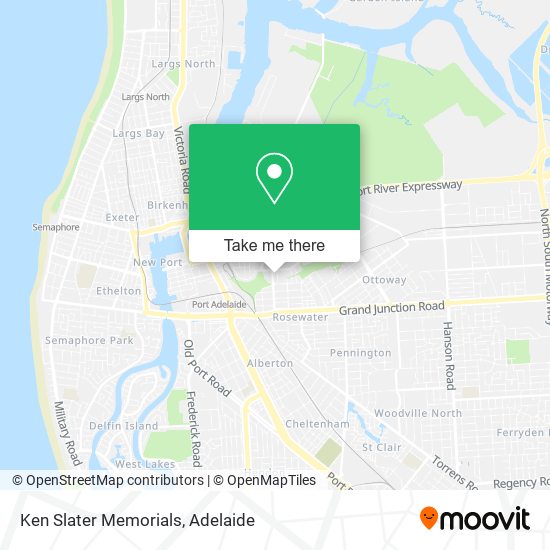 Ken Slater Memorials map