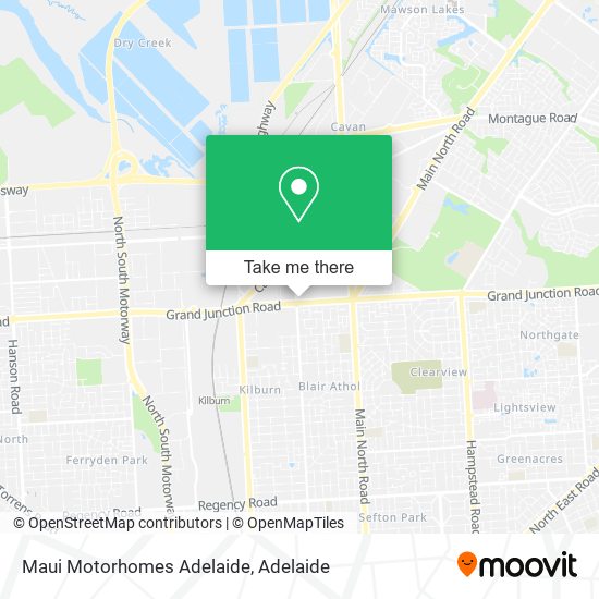 Maui Motorhomes Adelaide map