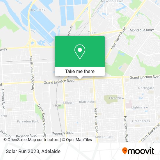 Solar Run 2023 map