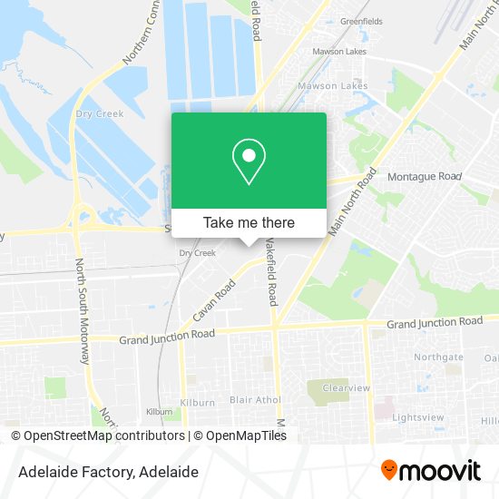 Adelaide Factory map