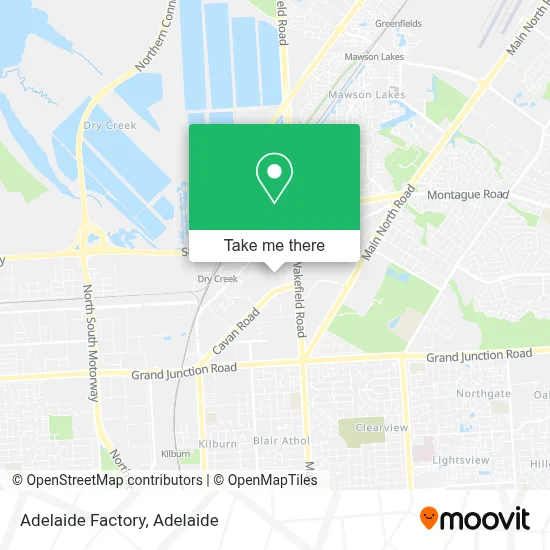 Mapa Adelaide Factory