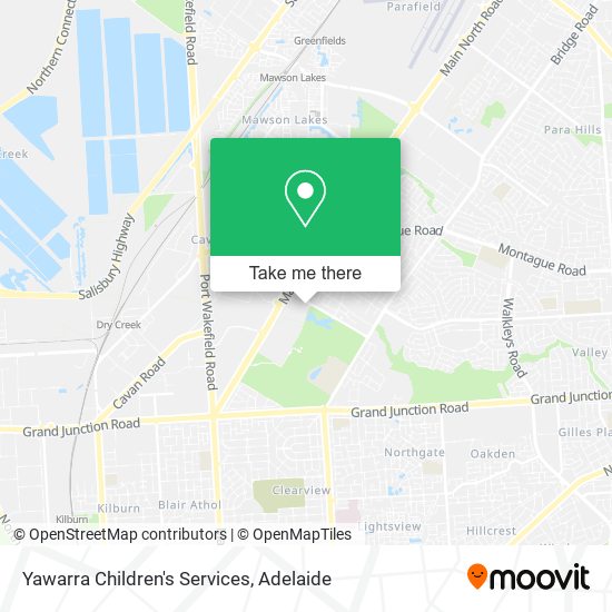 Yawarra Children's Services map