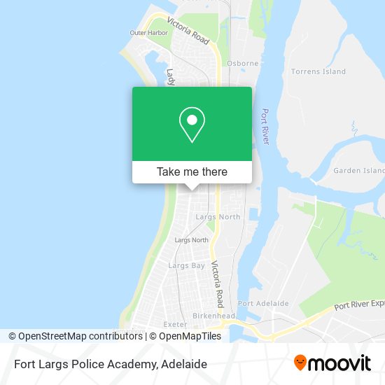 Fort Largs Police Academy map