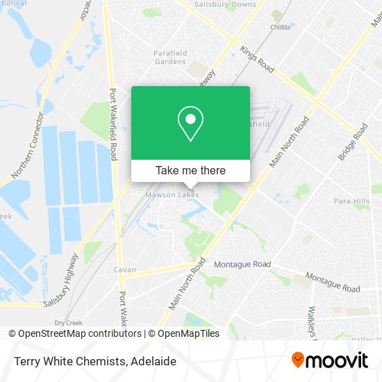 Terry White Chemists map